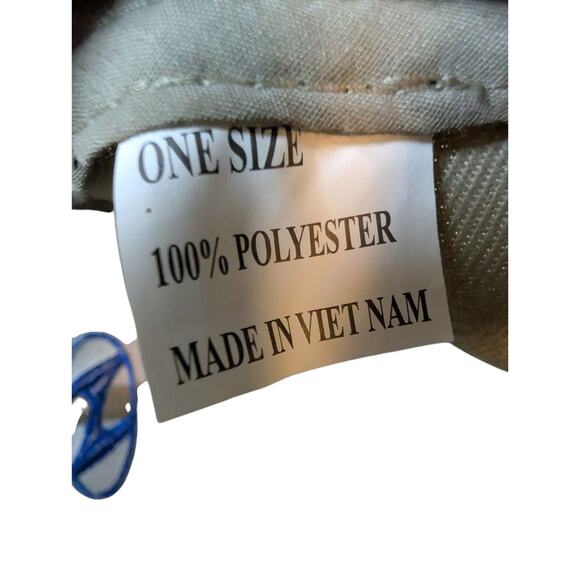 Hyundai Car Hat Tan/Blue Canvas Snapback Trucker Cap One Size - Picture 6 of 6